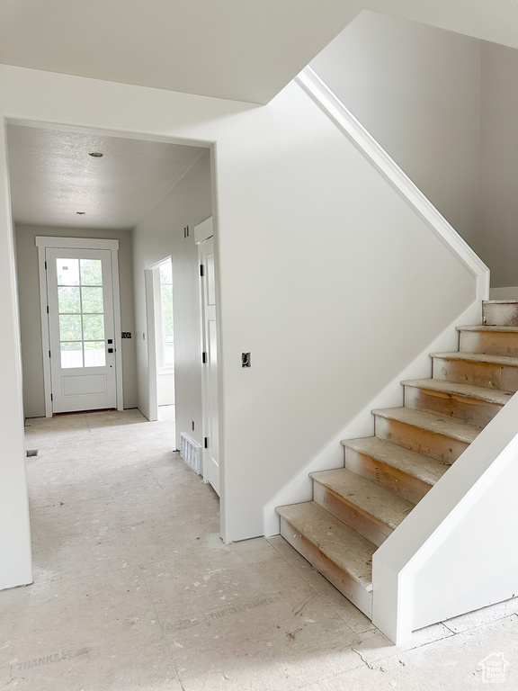View of stairway
