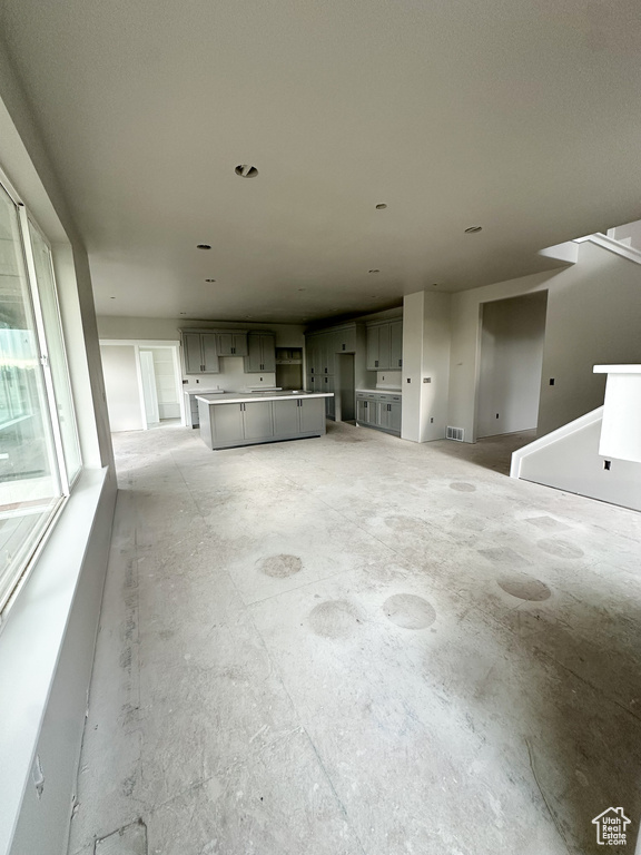 View of unfurnished living room