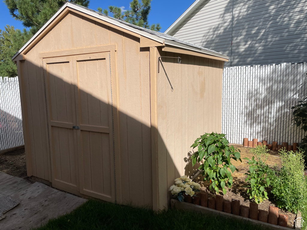 View of outbuilding