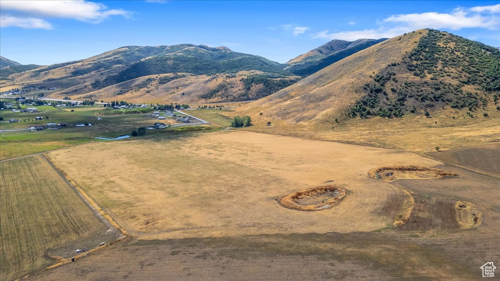 Property view of mountains featuring a rural view