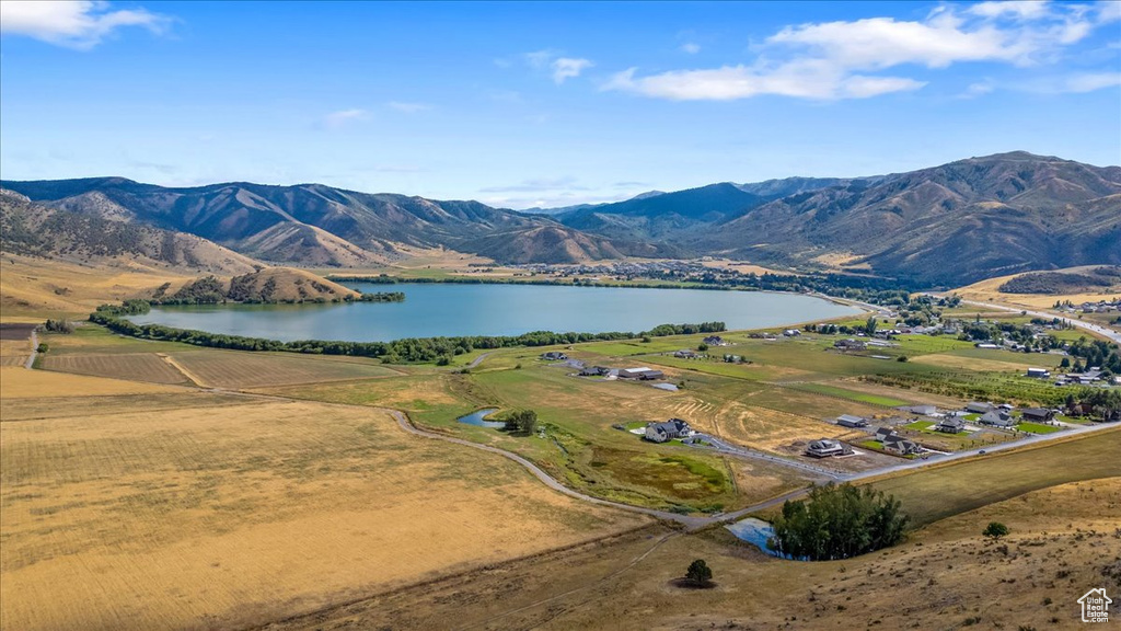 Mountain view featuring a rural view and a water view