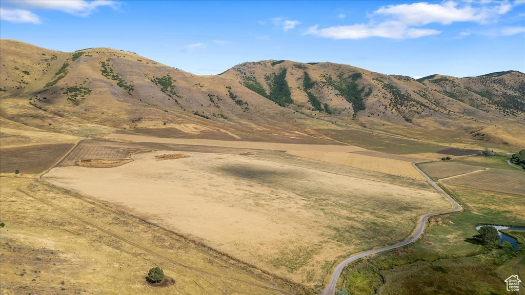 Property view of mountains featuring a rural view