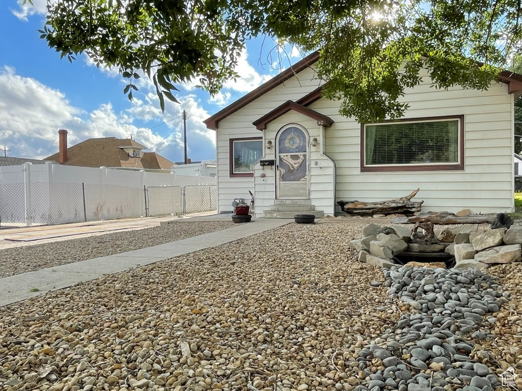 View of front of property
