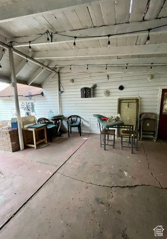 View of patio