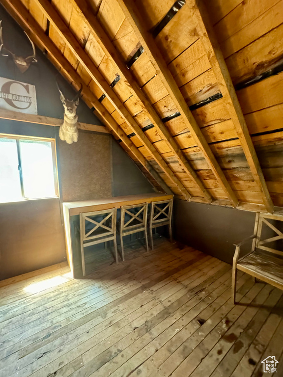 View of attic