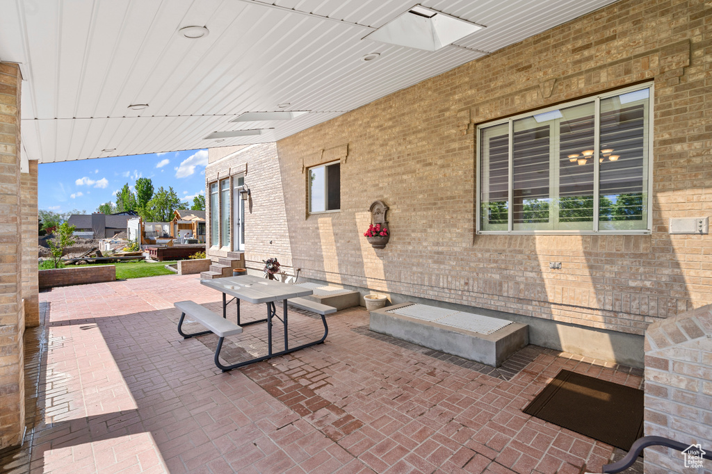 View of patio