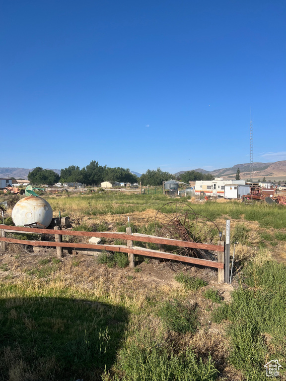 View of yard featuring a rural view