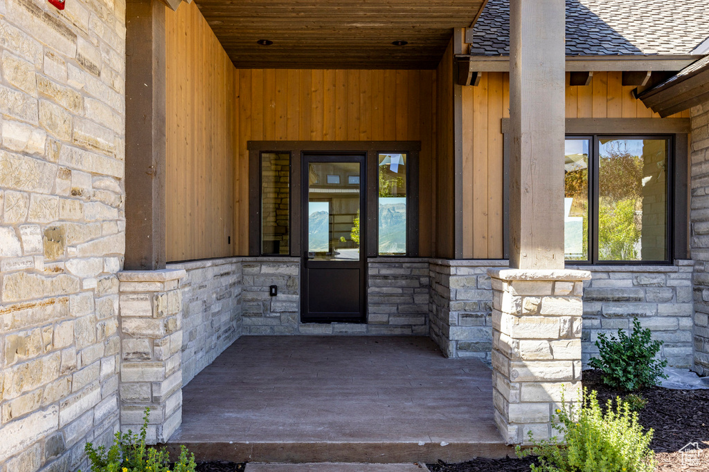 View of entrance to property