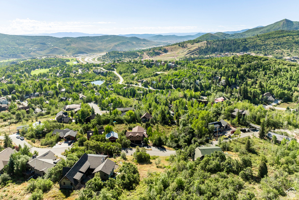 Drone / aerial view of mountains