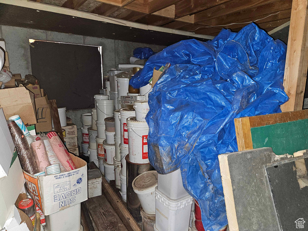 View of storage room