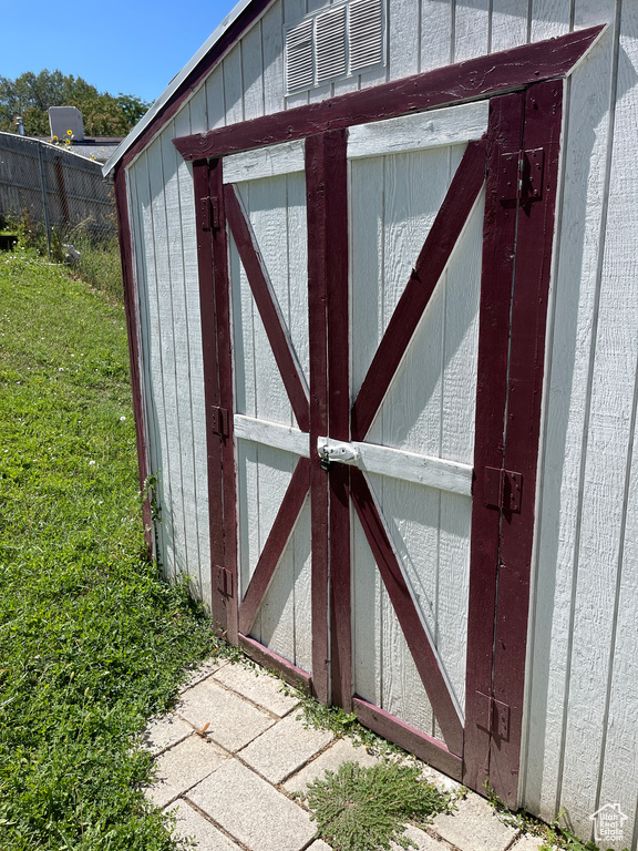 View of outbuilding