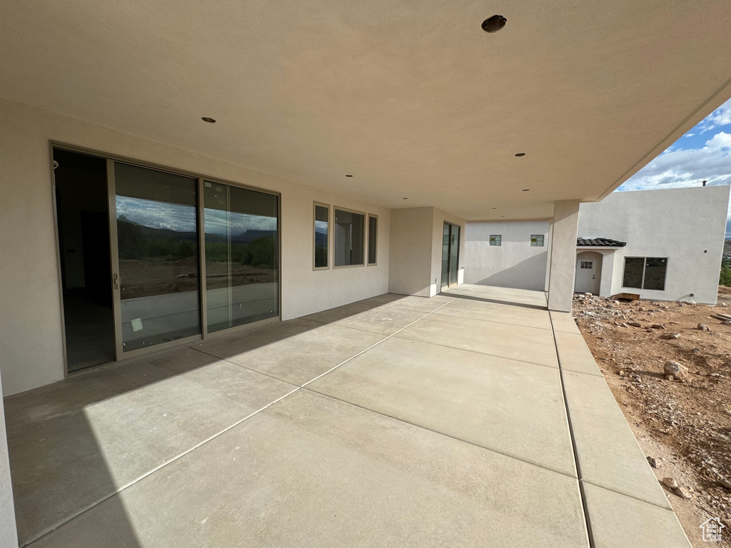 View of patio