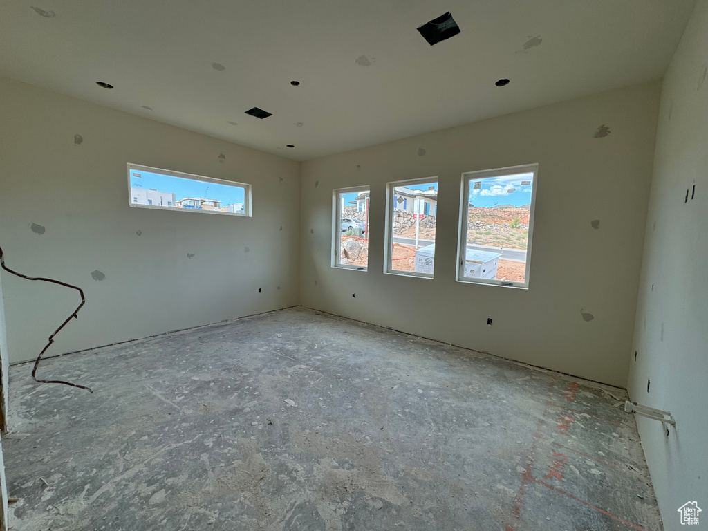 Empty room with plenty of natural light