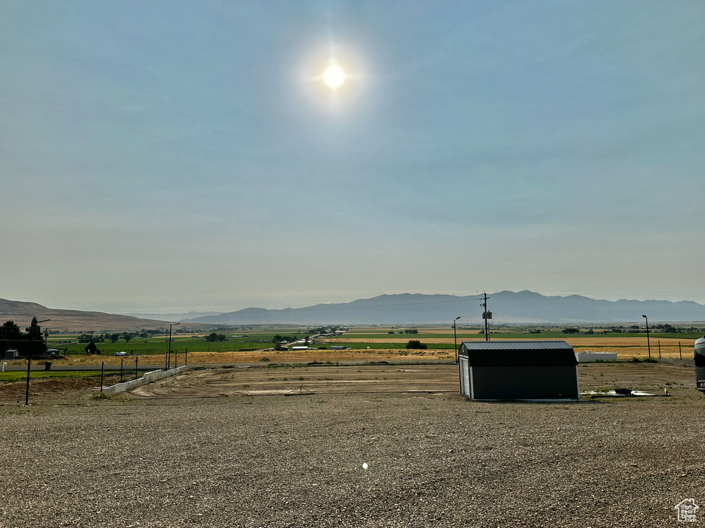 Exterior space featuring a mountain view and a rural view