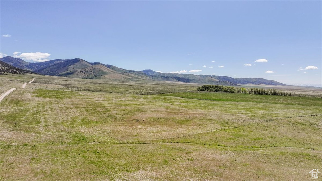 Mountain view featuring rural landscape