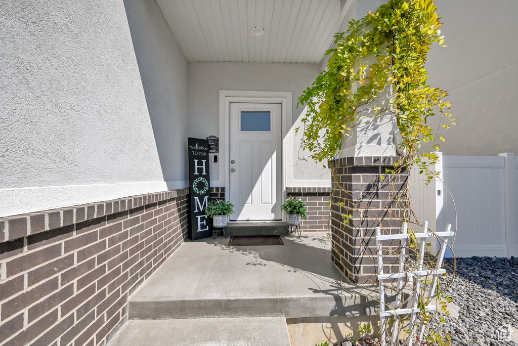 View of entrance to property