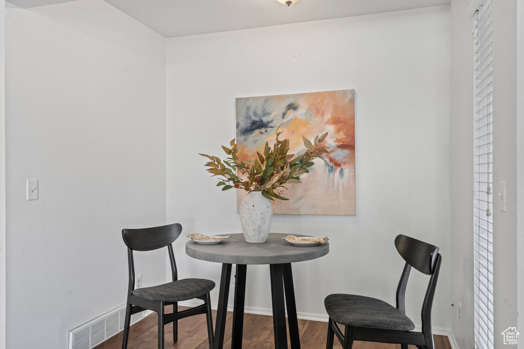 Dining room featuring hardwood / wood-style floors