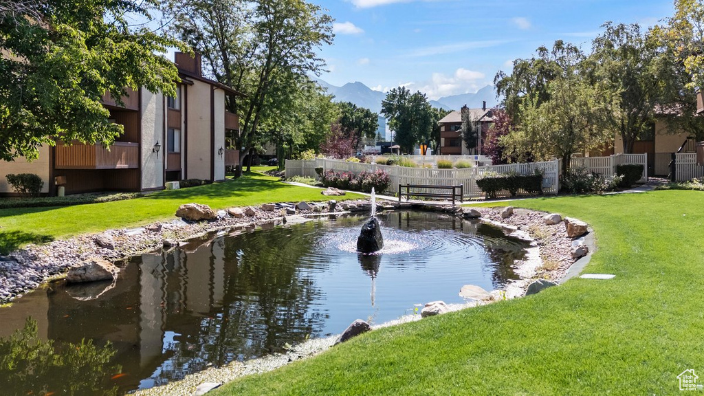 Property view of water featuring a mountain view