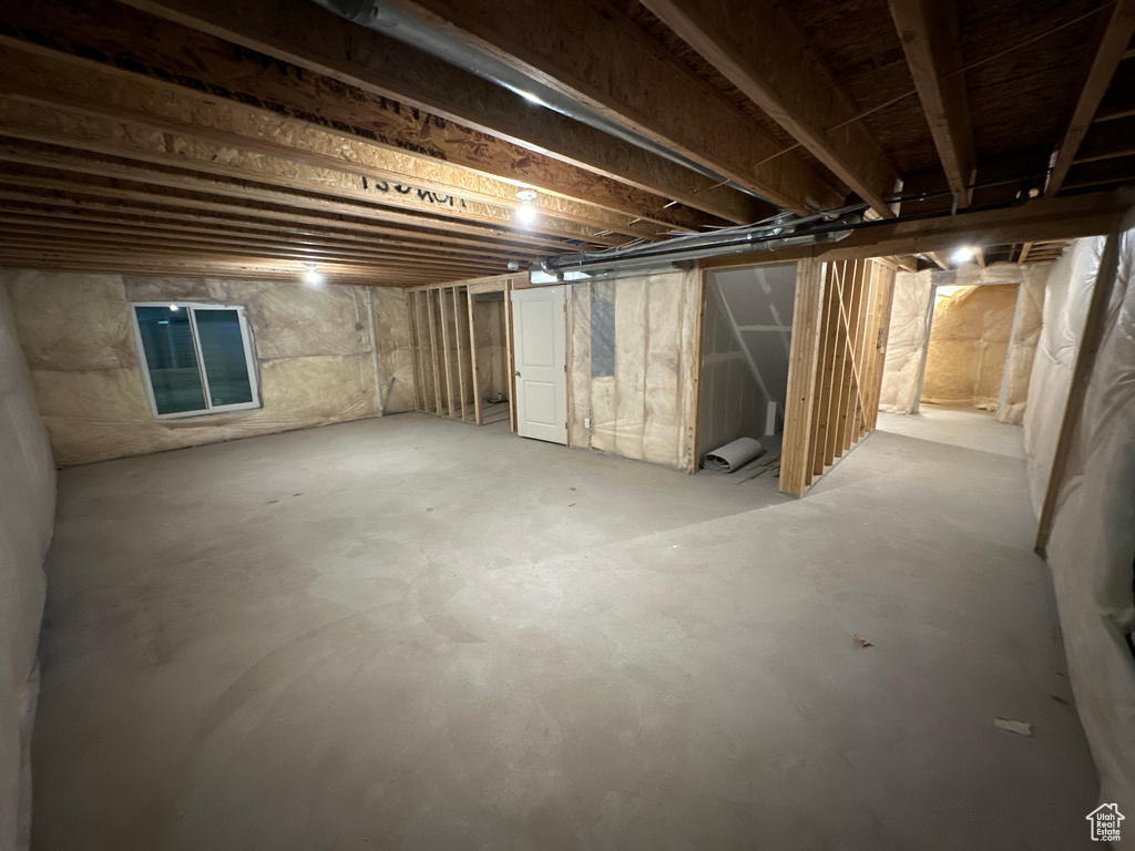 View of basement