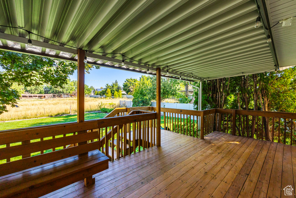 View of deck