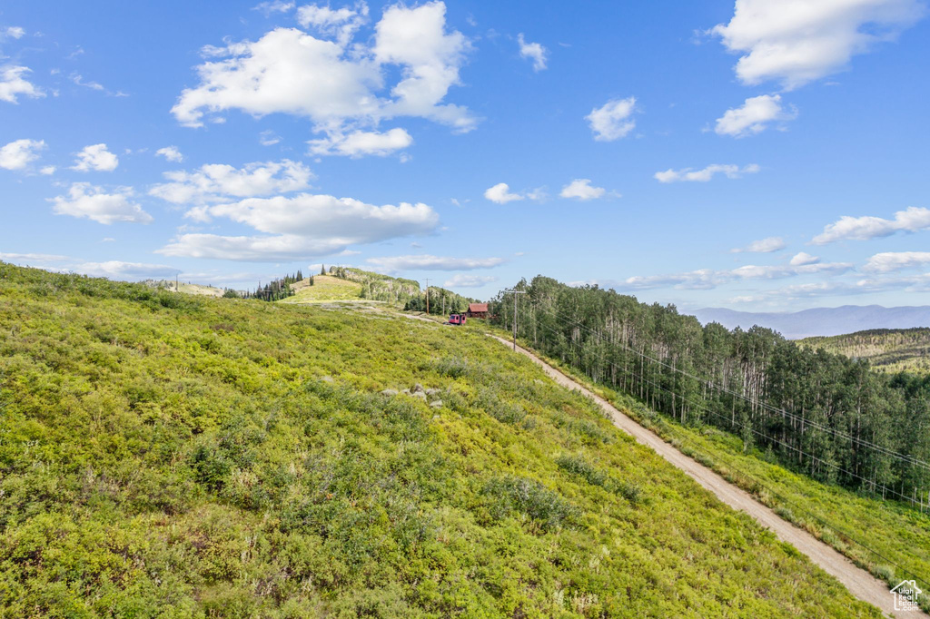 Exterior space featuring a rural view and a mountain view