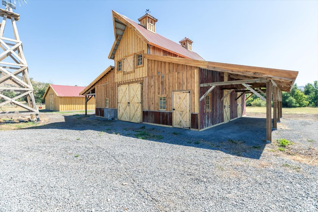 View of outbuilding