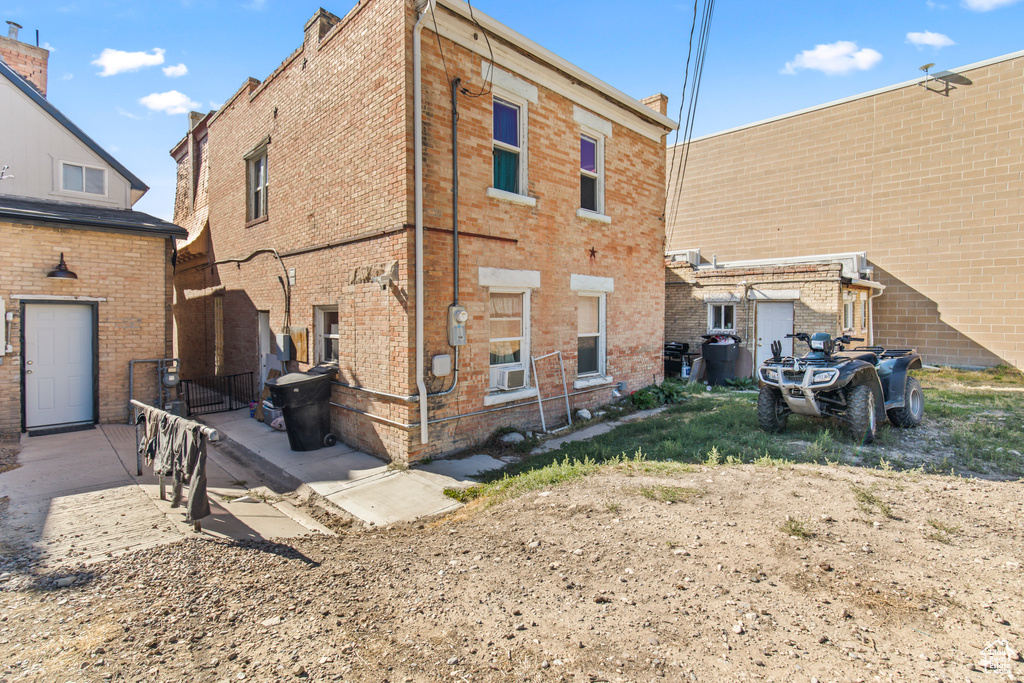 View of rear view of property