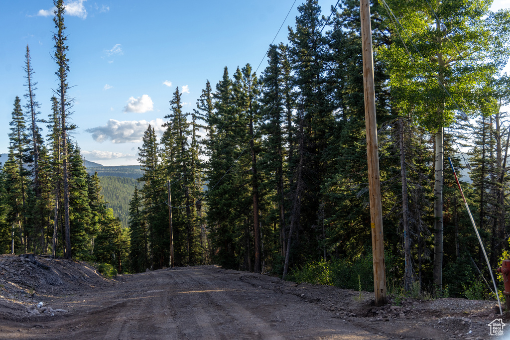 View of road