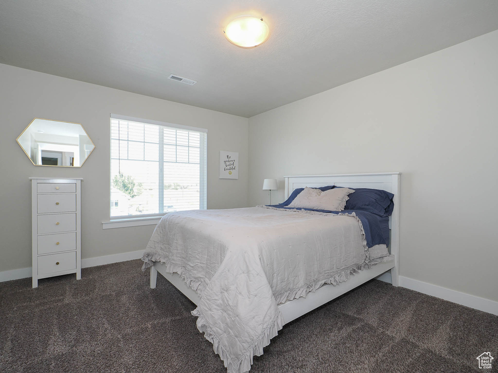 Bedroom featuring carpet floors