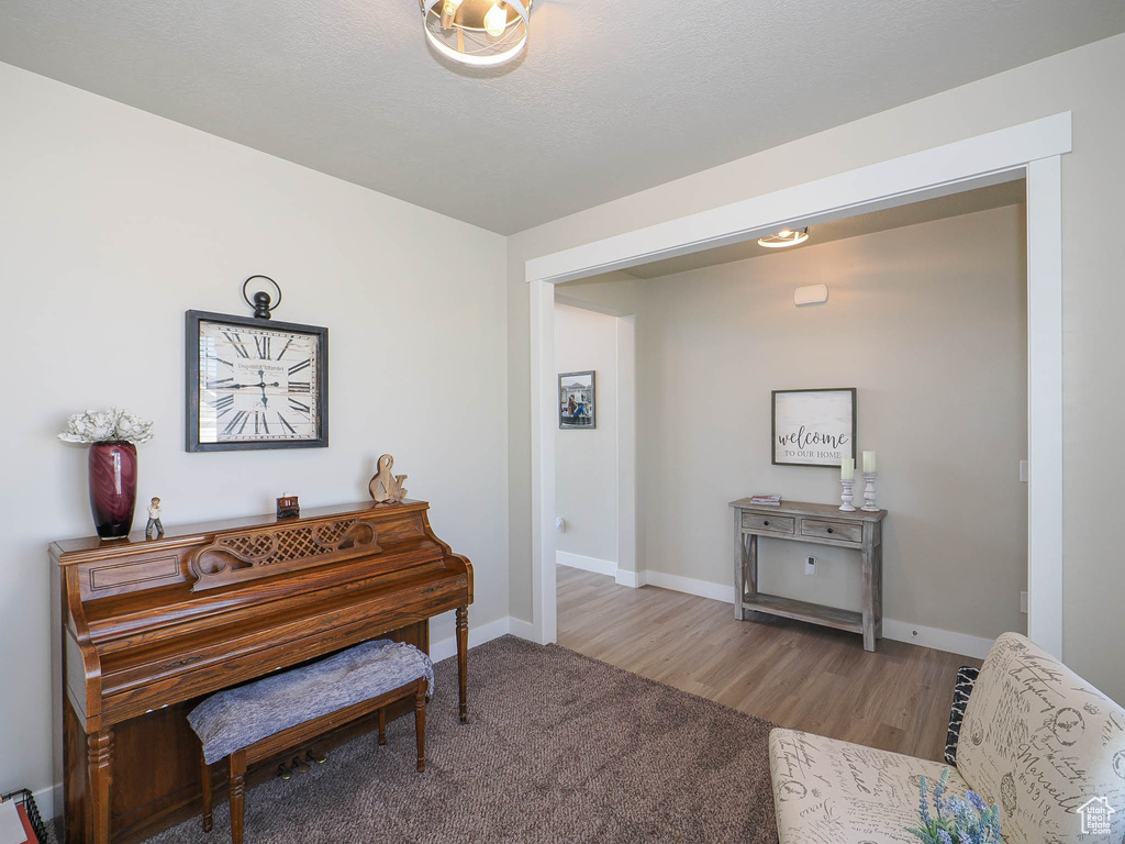 Misc room featuring light hardwood / wood-style flooring