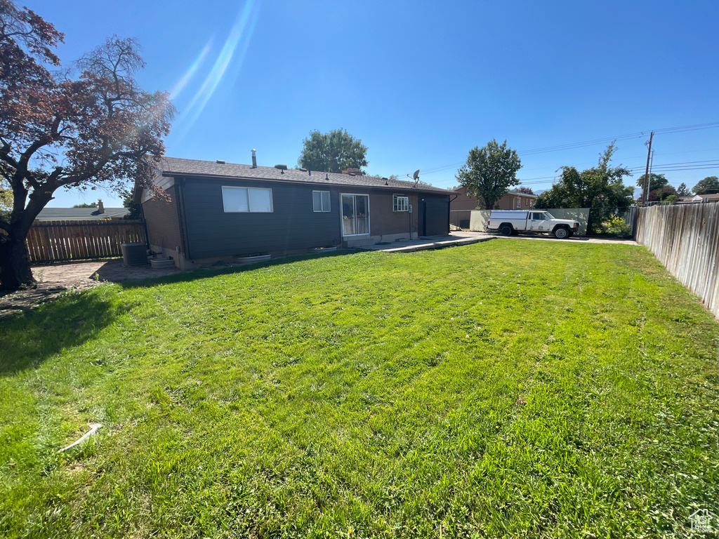 View of yard featuring a patio area