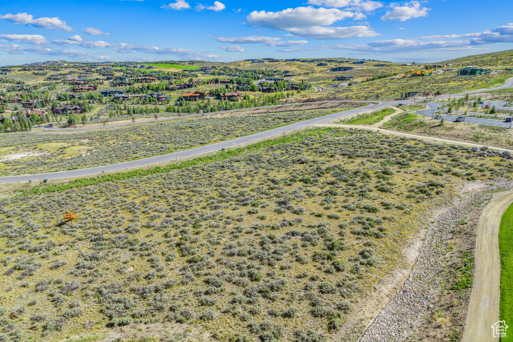 Bird\'s eye view featuring a rural view