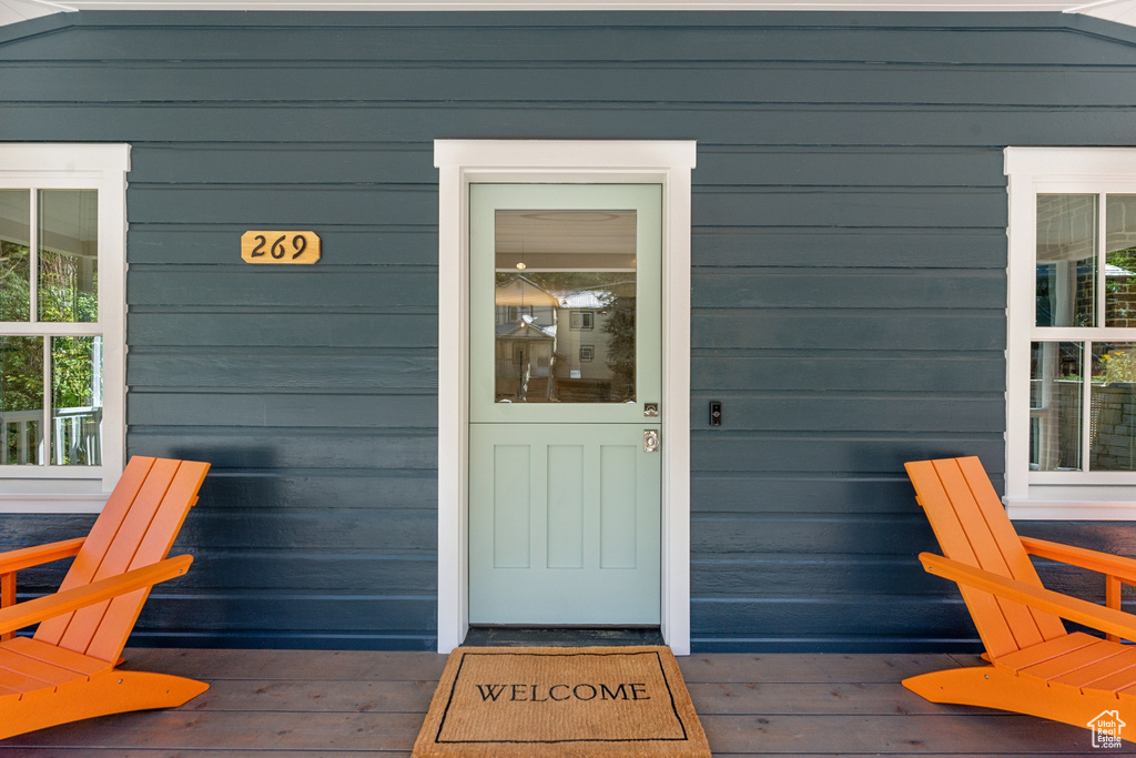 View of property entrance