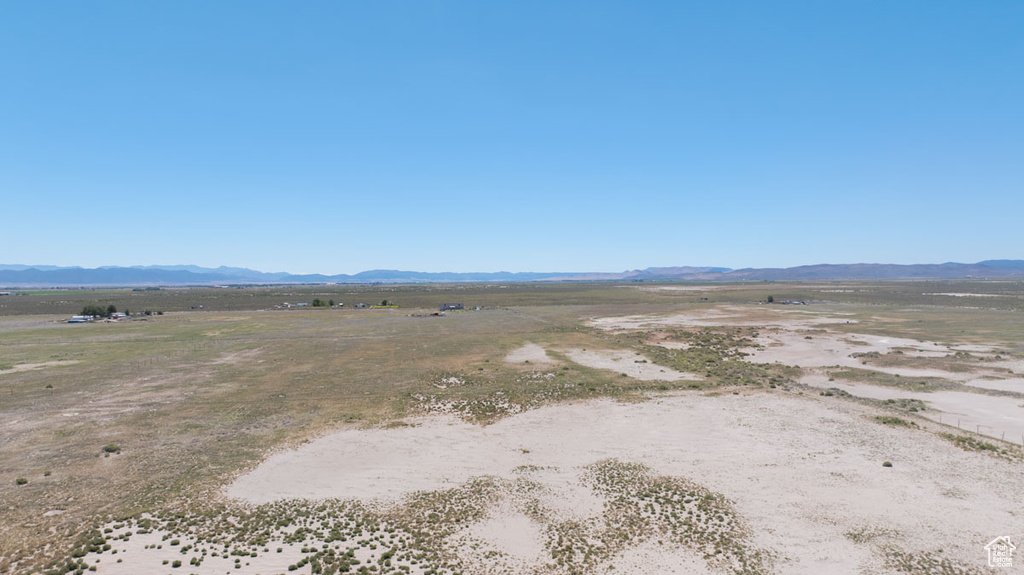 Drone / aerial view with a rural view and a mountain view