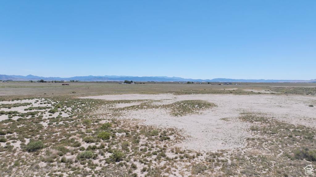 Property view of water with a mountain view