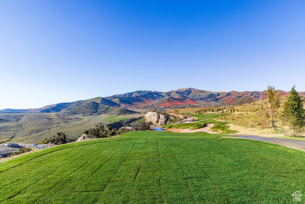 View of mountain feature