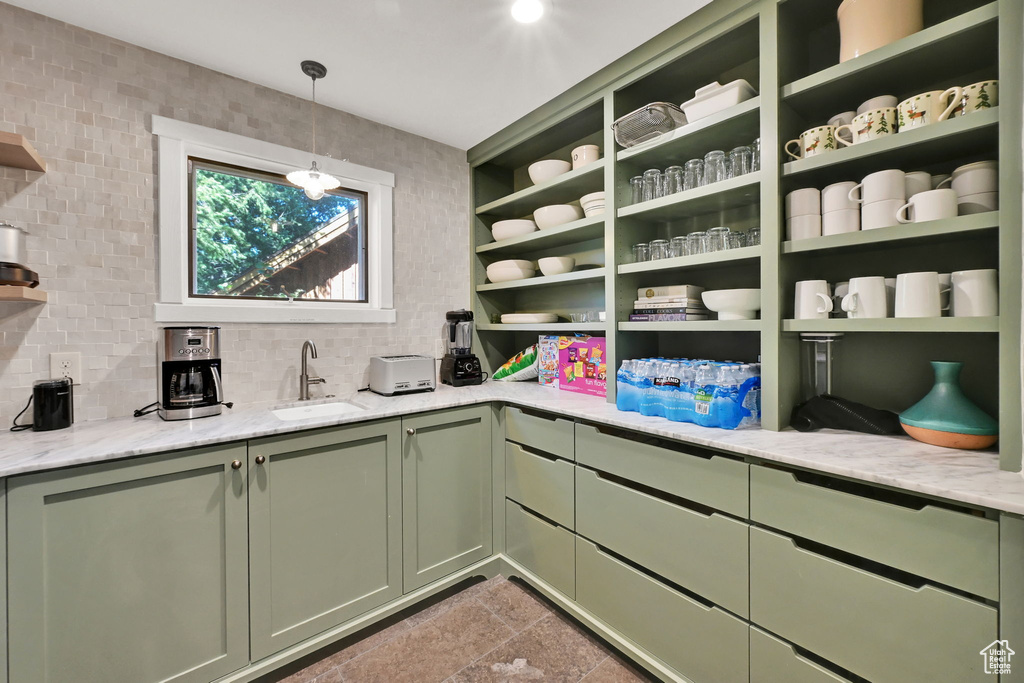 Pantry featuring sink