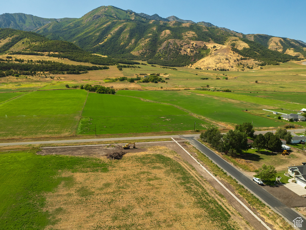 View of mountain feature featuring a rural view