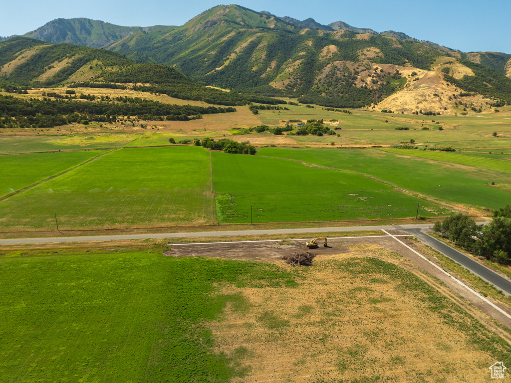 View of mountain feature featuring a rural view