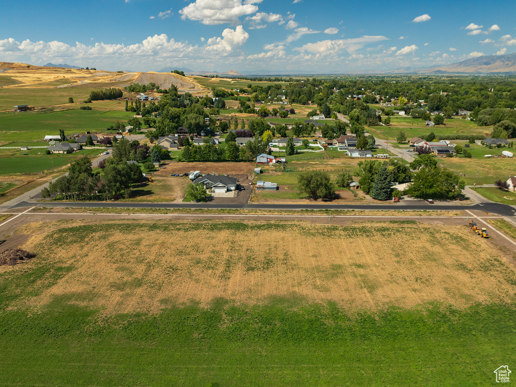 Bird's eye view featuring a rural view