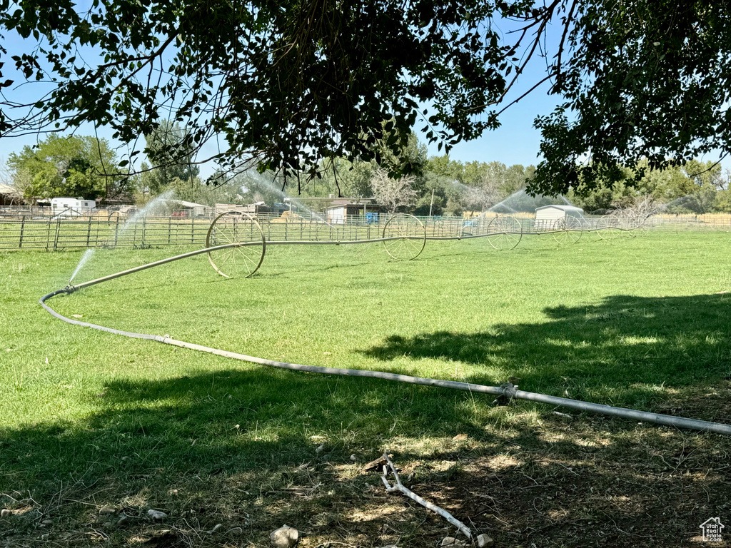 View of yard featuring a rural view