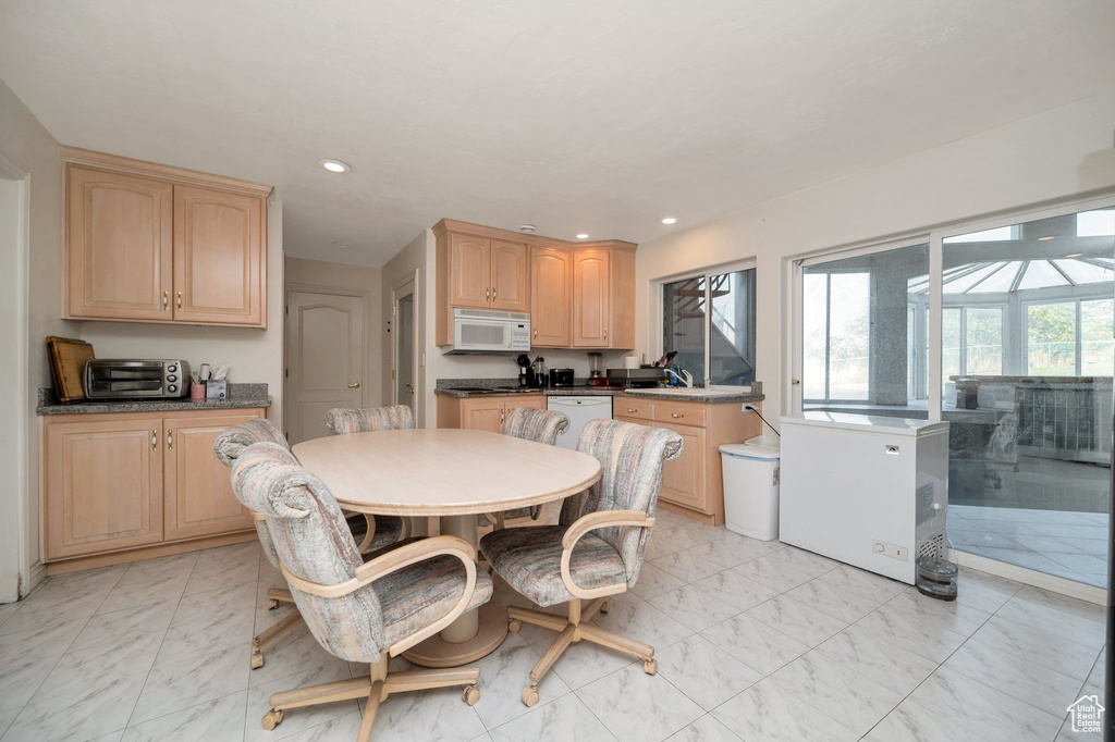 View of dining room