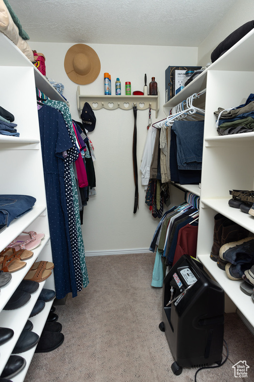 View of spacious closet