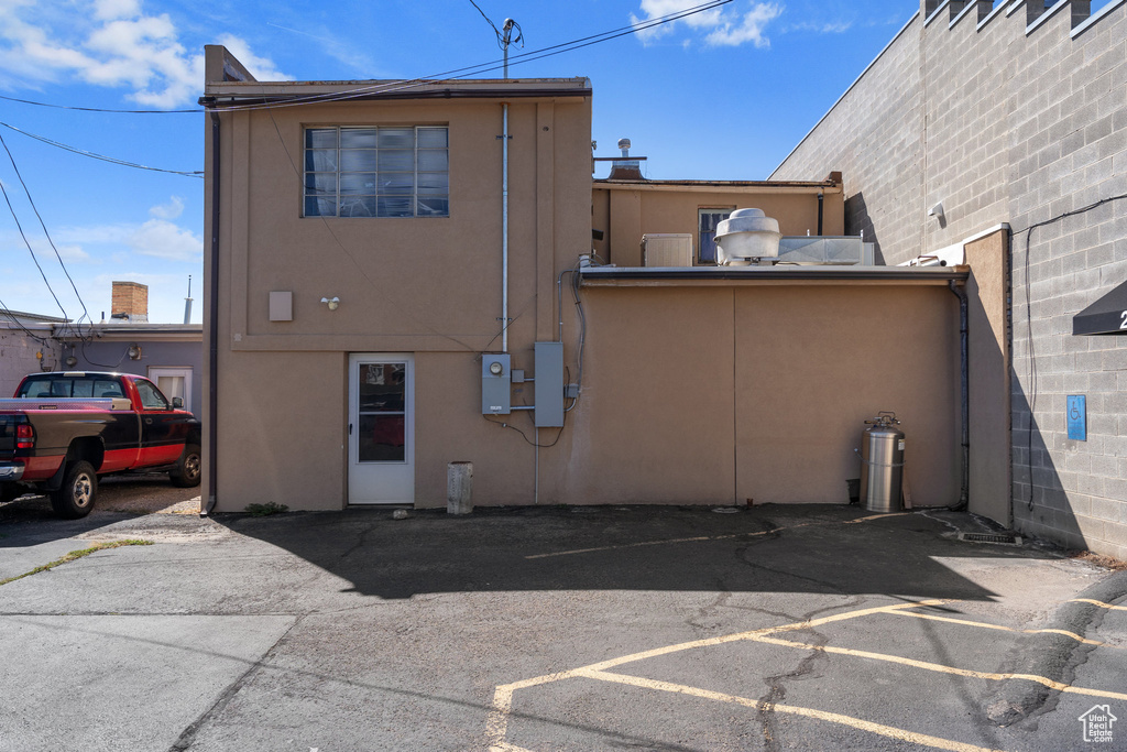 View of rear view of property