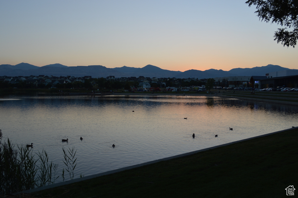 Property view of water featuring a mountain view