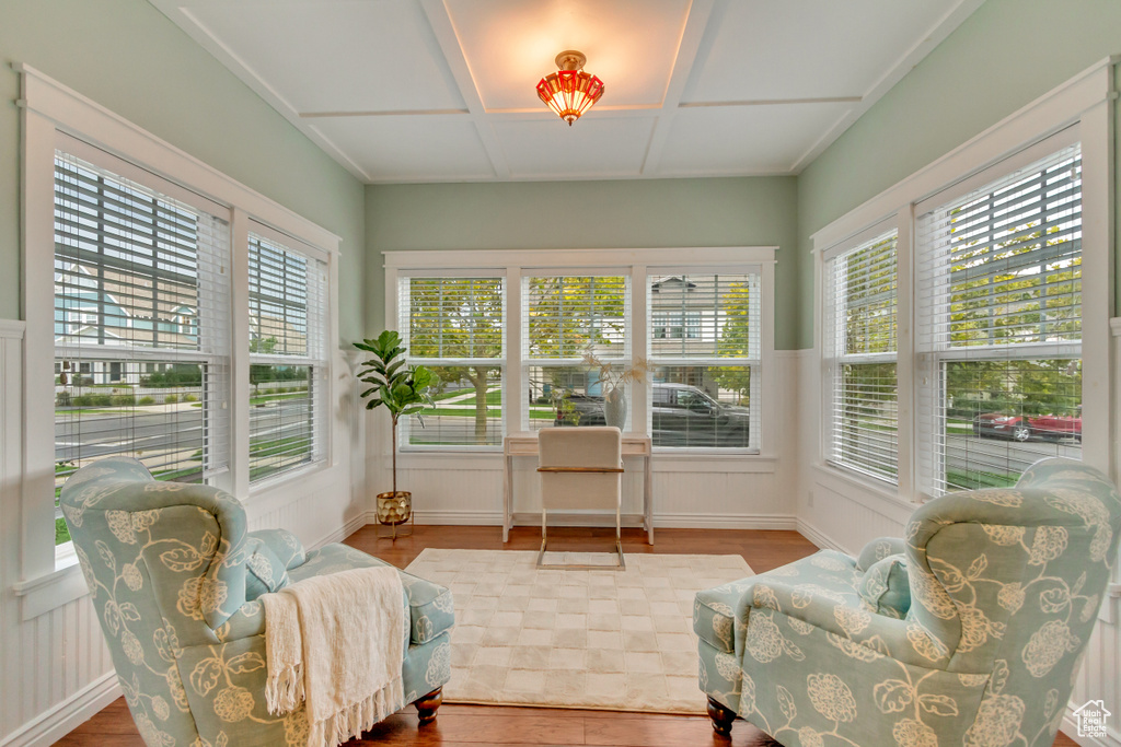 Sunroom with a healthy amount of sunlight