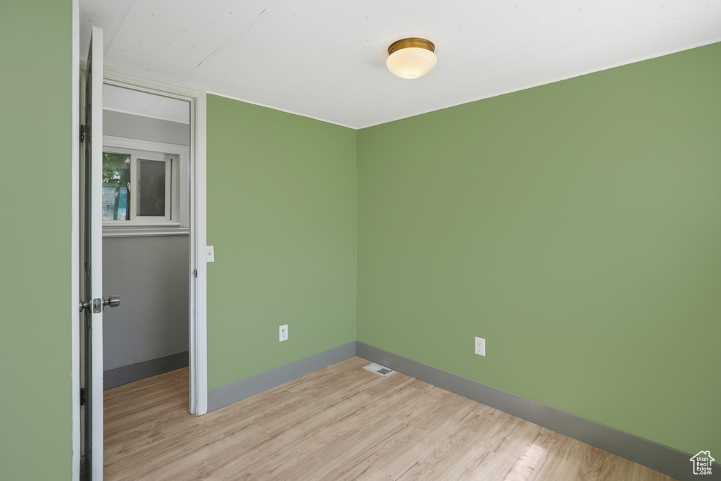 Interior space featuring light wood-type flooring