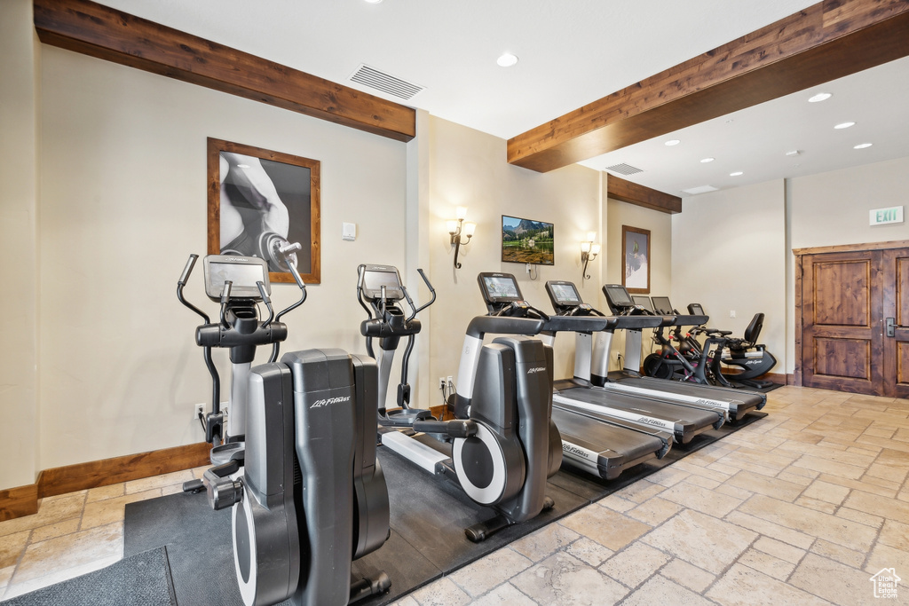 View of exercise room