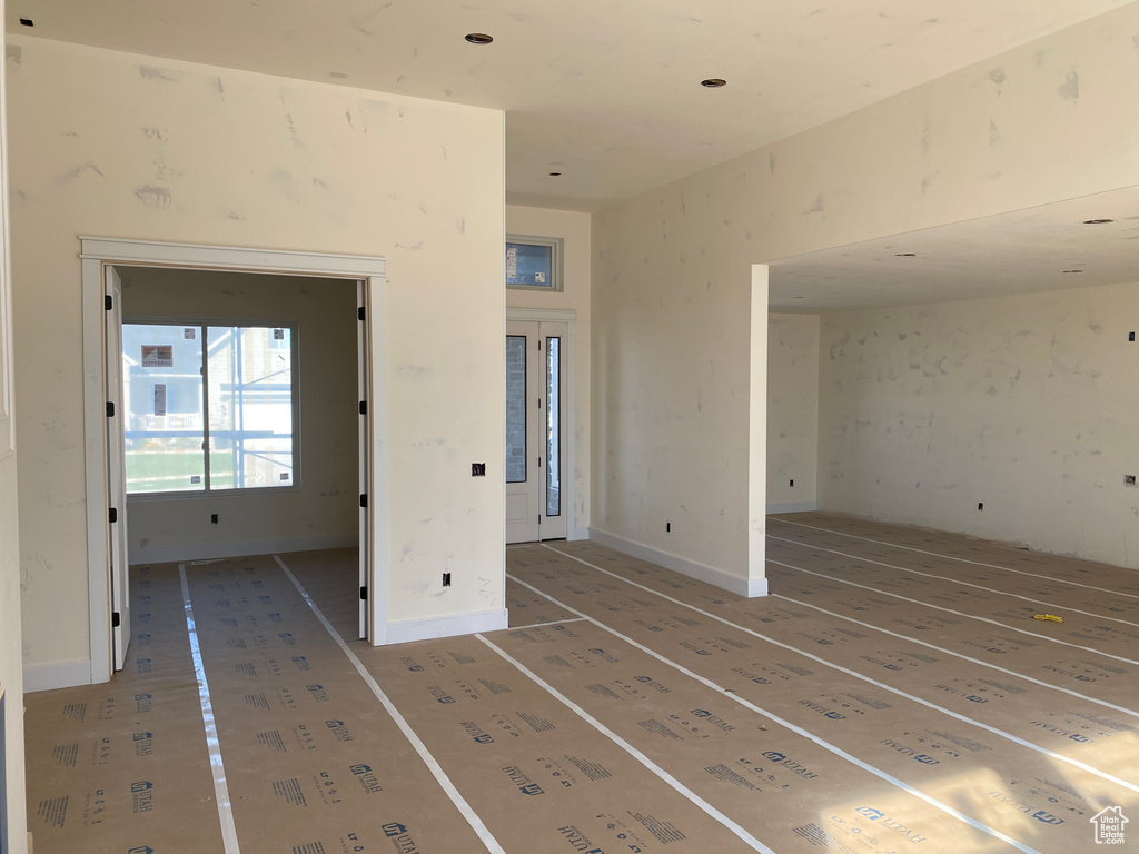 View of unfurnished bedroom