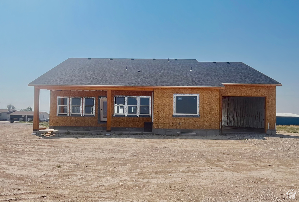 View of back of house